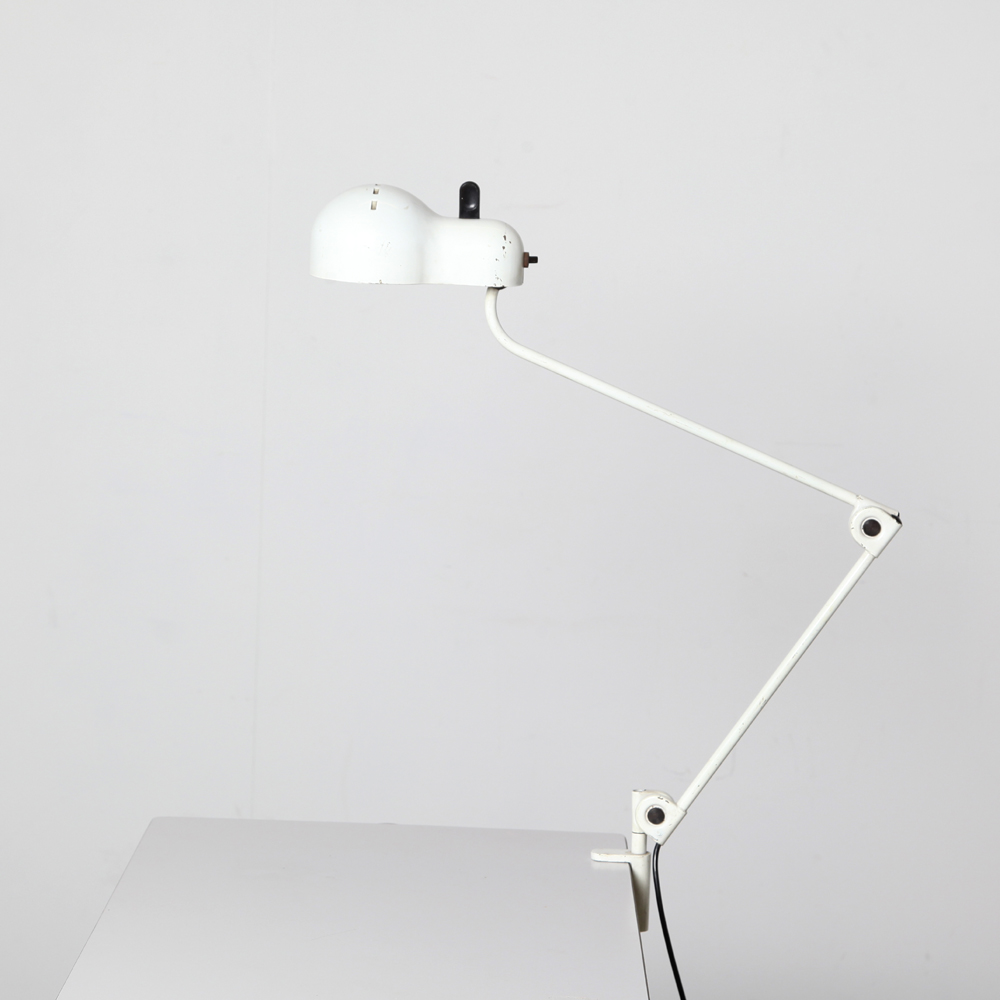 lampe d'architecte à pince TOPO de Joe Colombo - marque Stilnovo