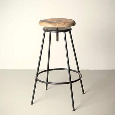 raw bar stool,