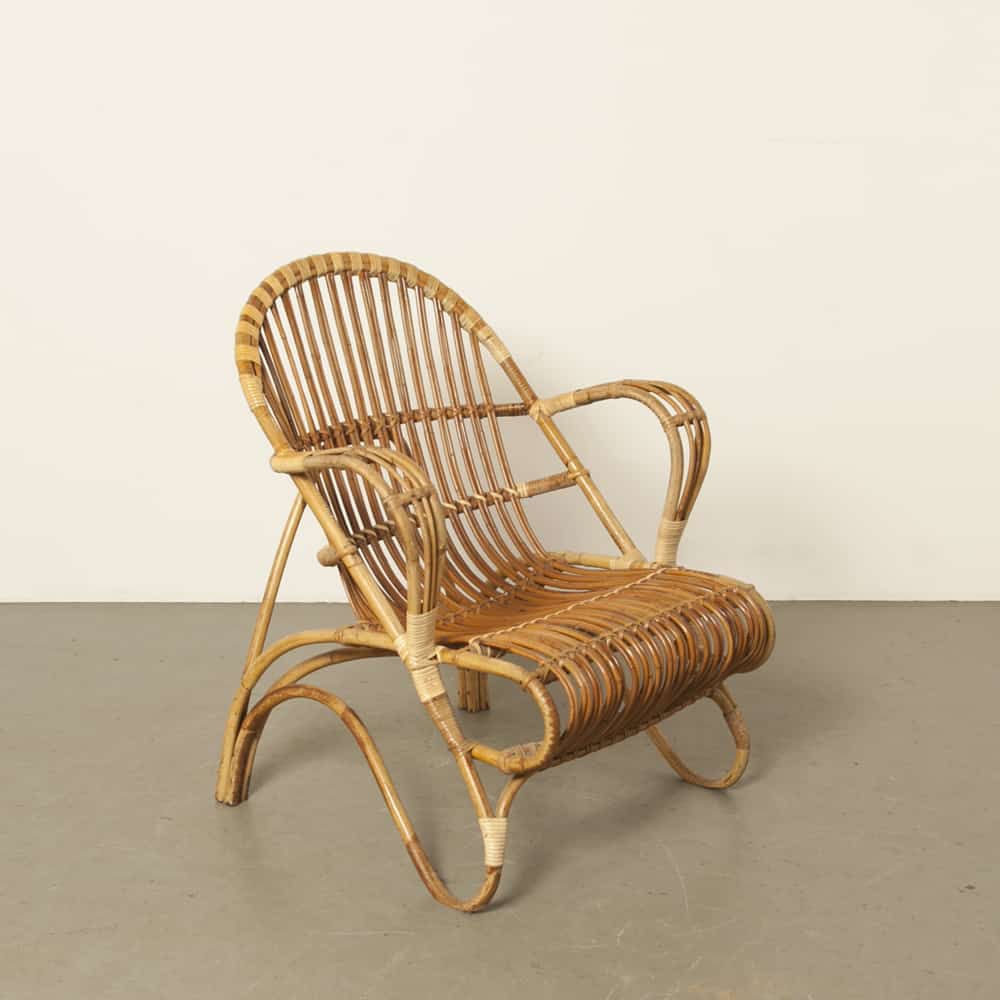 Rotan stoel van Sliedrecht Rohe Noordwolde ⋆ Neef Design Amsterdam