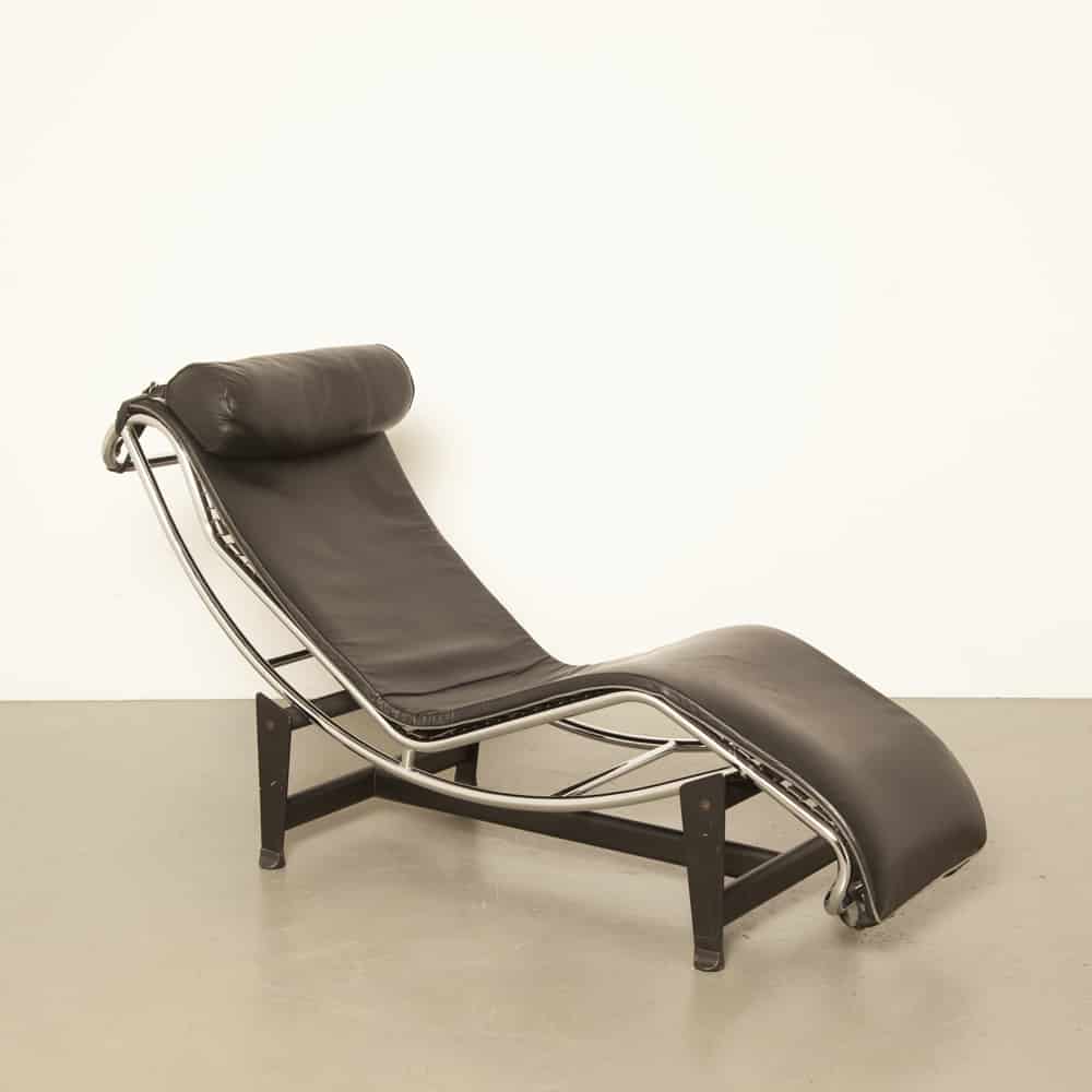 Vintage LC4 Chaise Lounge Chair Style by Perriand, Le Corbusier