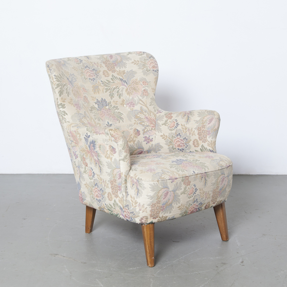 Expertise Koreaans Houden Theo Ruth Artifort lady's armchair floral ⋆ Neef Louis Design Amsterdam