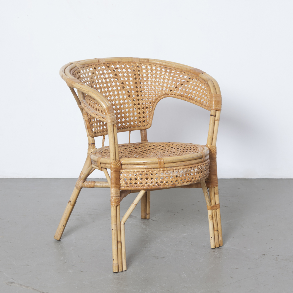 moederlijk kook een maaltijd Hoogland Vintage design rotan stoel ⋆ Neef Louis Design Amsterdam