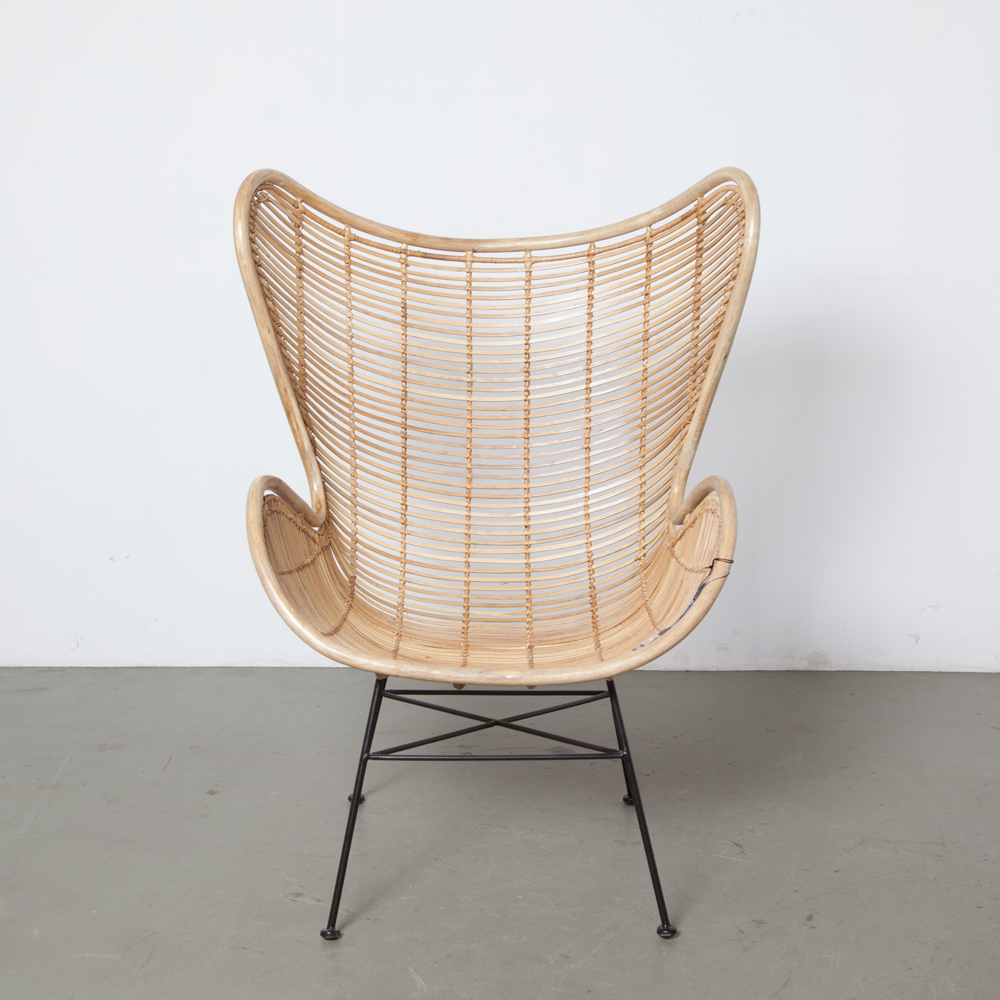 belasting Meander Nadenkend Rattan Egg Chair natural HKliving ⋆ Neef Louis Design Amsterdam