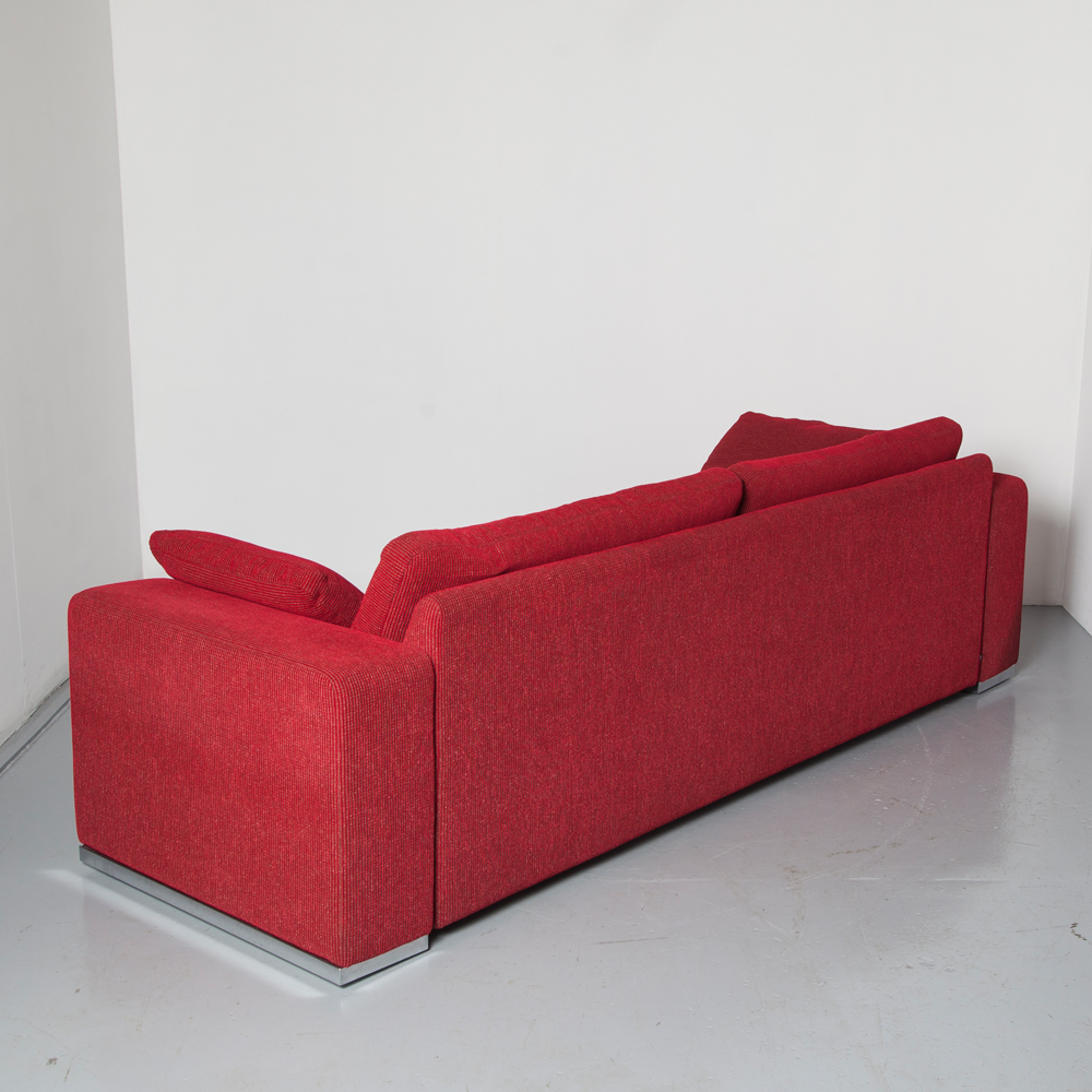 Conseta lounge couch Möller red Design COR Amsterdam ⋆ Neef Louis hocker