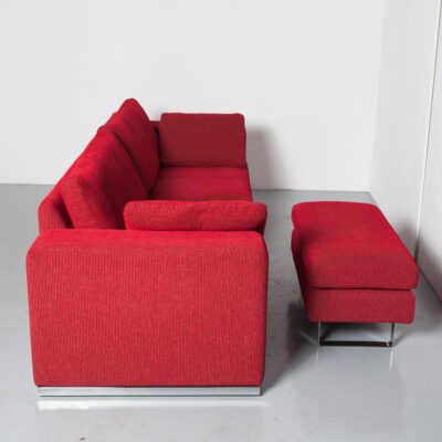 Conseta lounge red couch COR Design Möller Amsterdam hocker ⋆ Neef Louis