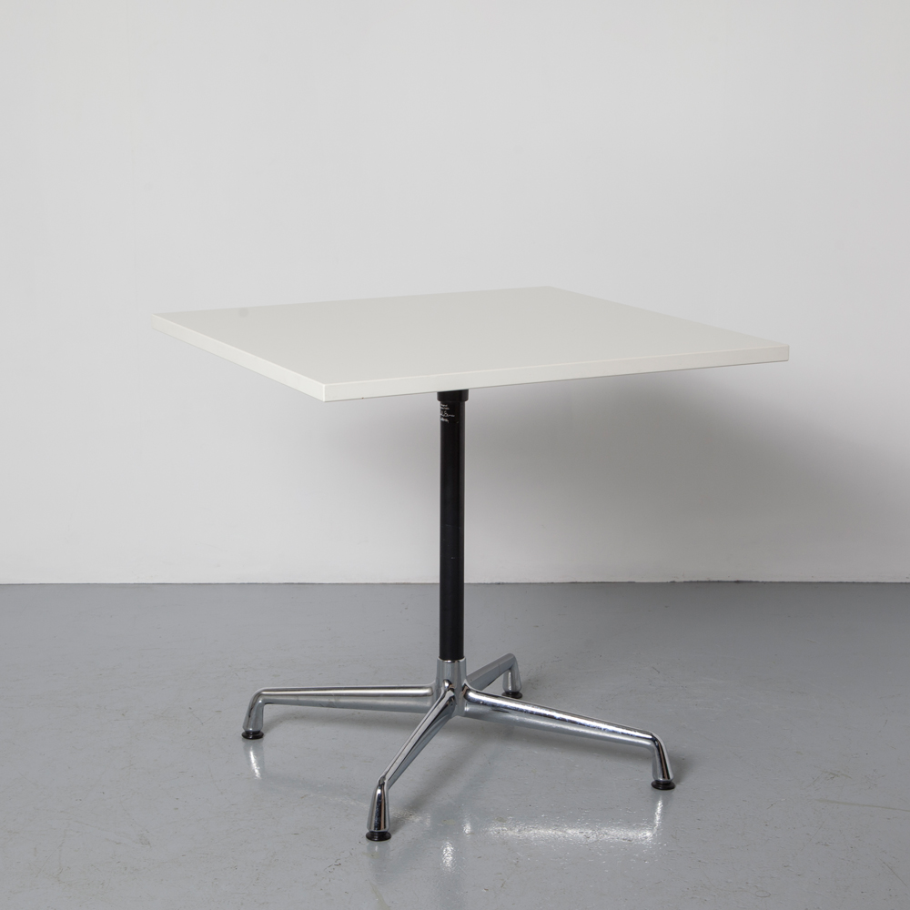tekst biografie Ondraaglijk Contract Table Charles Ray Eames Vitra square white ⋆ Neef Louis Design  Amsterdam