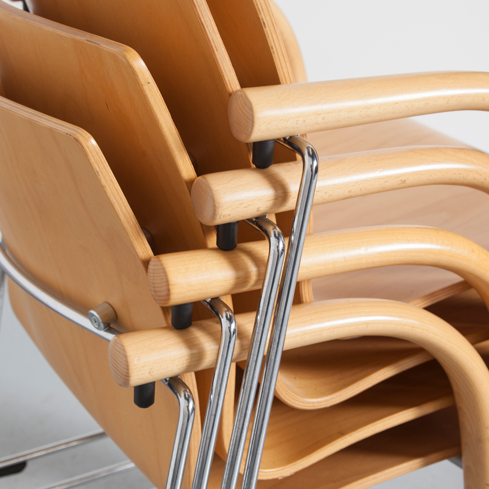 S320 Chair Schneider Boehme Thonet Blond ⋆ Neef Louis Design Amsterdam