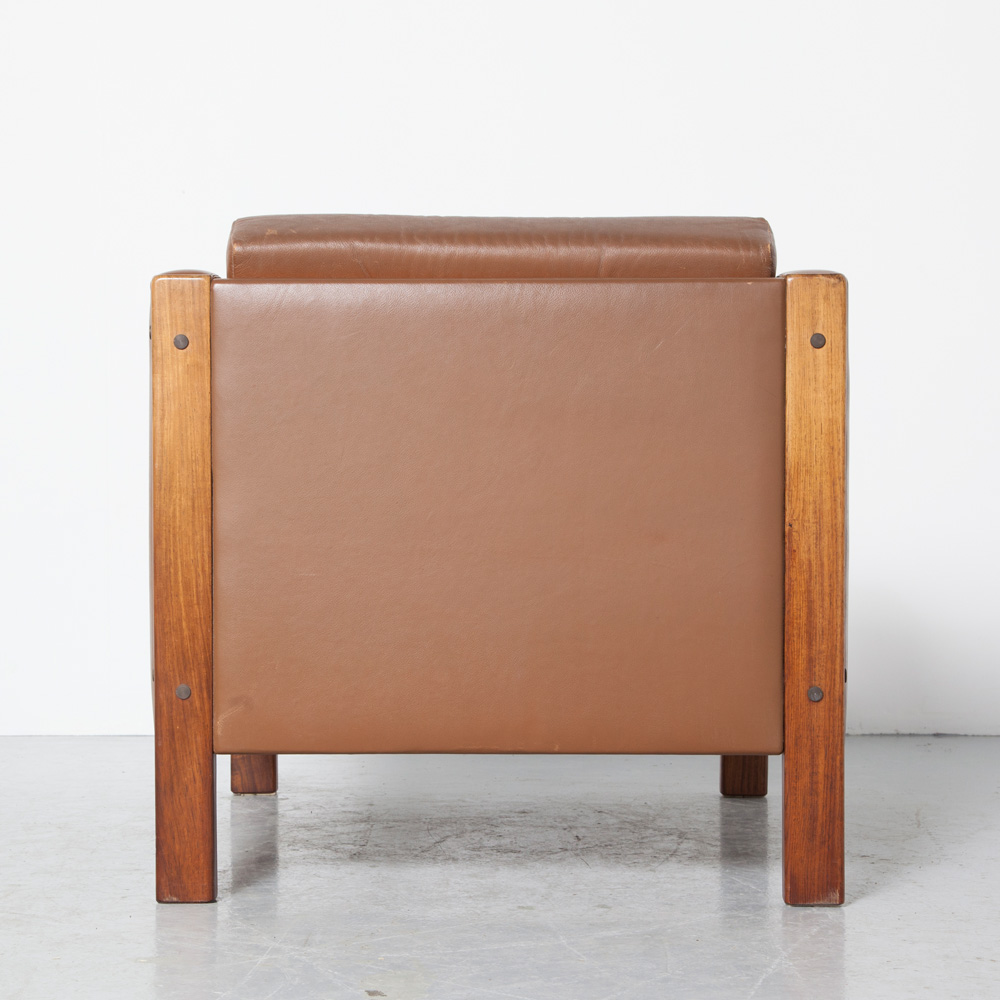 Danish Design Armchair Brown Leather ⋆ Neef Louis Design Amsterdam