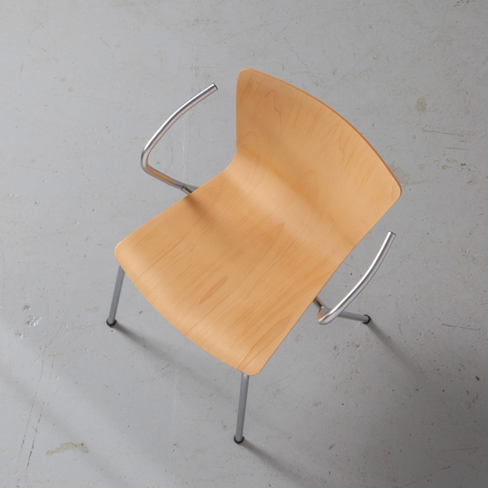 Vico Duo Chair Magistretti Fritz Hansen Blonde ⋆ Neef Louis Design Amsterdam