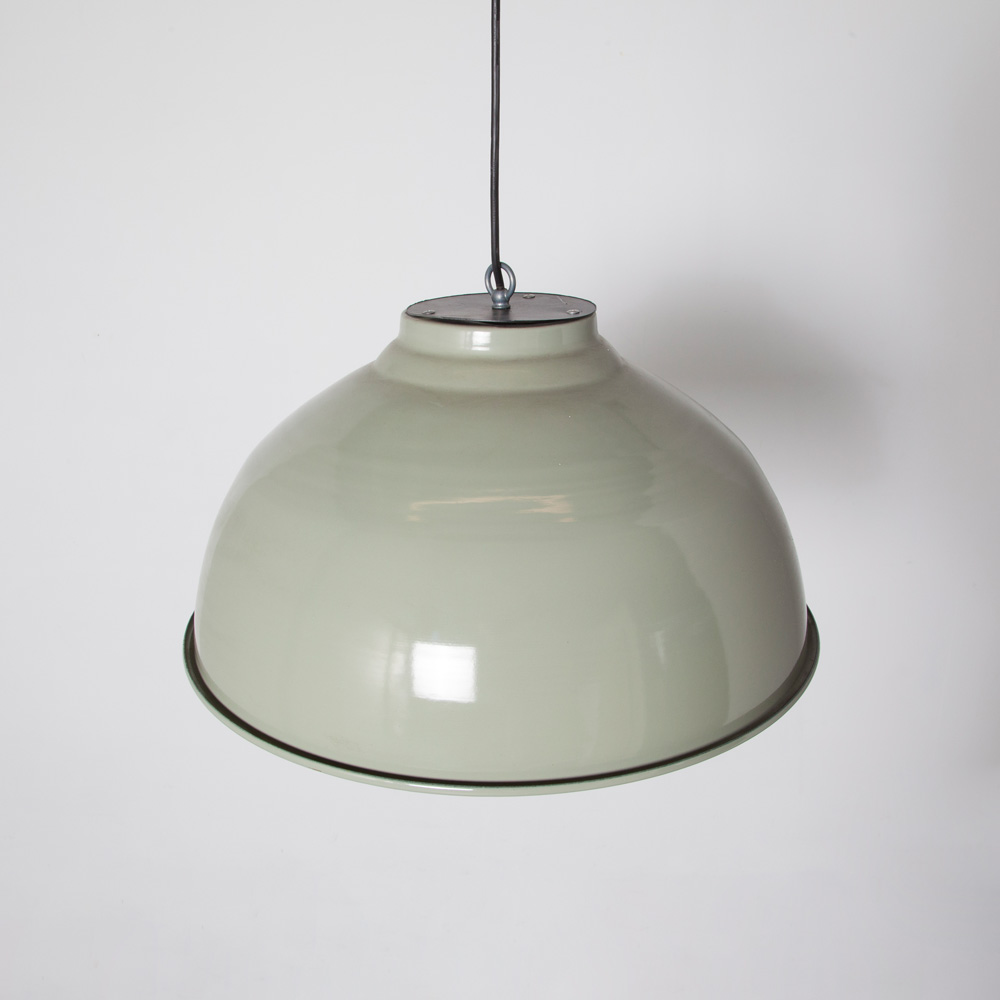 rek Slecht plan Salie Groene Emaille Hanglamp ⋆ Neef Louis Design Amsterdam