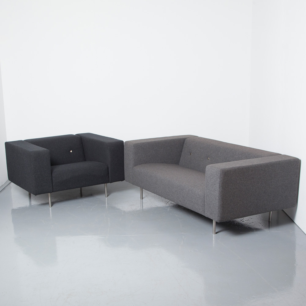 Bottoni Couch Moooi grey ⋆ Neef Louis Design Amsterdam