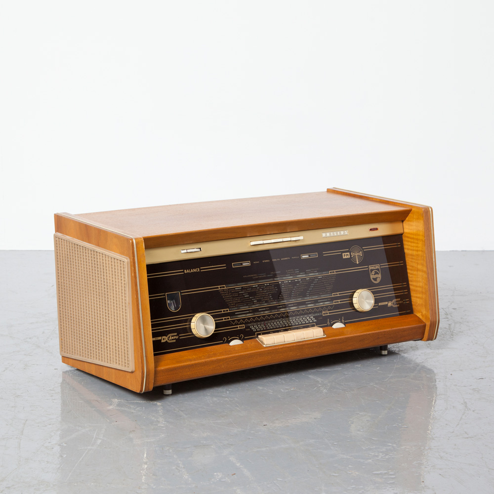 Radio stereo a tubo Philips B6X43A/01 ⋆ Neef Louis Design Amsterdam