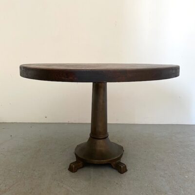 industrial round table cast iron